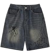 ハーフ・ショートパンツ IONSEOUL Ruda Damage Bermuda Denim Pants JE1254 POHADON Y2K Blue Denim Shorts Summer Casual Loose Straight